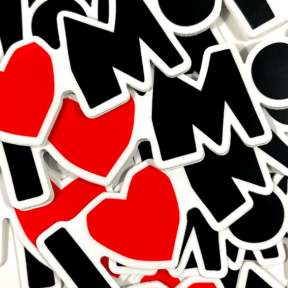I Love MoPA Sticker - Image 3