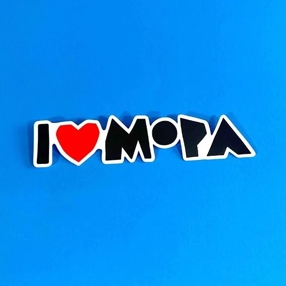 I Love MoPA Sticker